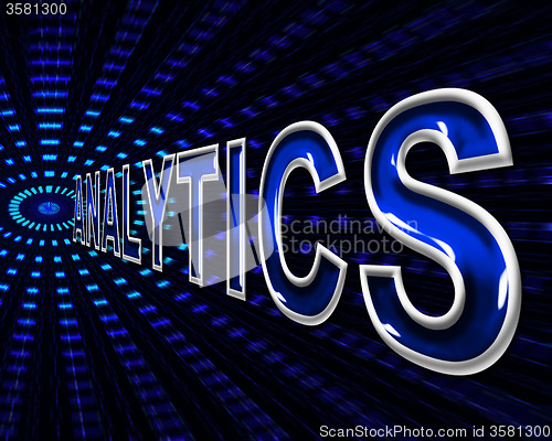 Image of Web Analytics Means Website Analyzing And Internet