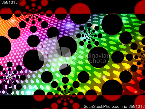 Image of Dots Background Means Decorative Round Spots And Patterns\r