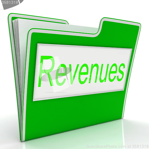 Image of File Revenues Means Document Correspondence And Earnings