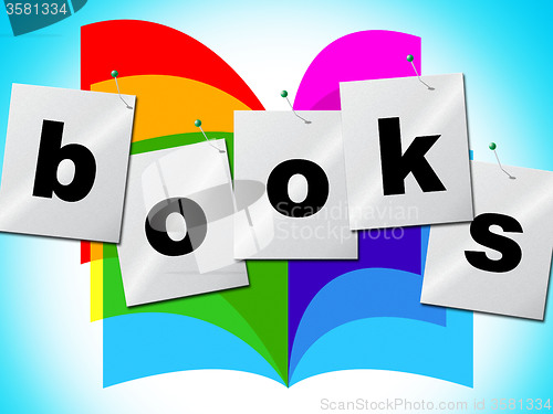Image of Education Books Indicates Textbook Fiction And Tutoring