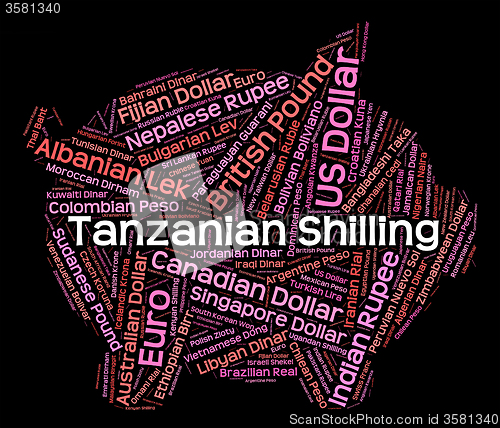 Image of Tanzanian Shilling Means Foreign Currency And Broker