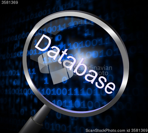 Image of Magnifier Databases Represents Searching Magnification And Searches