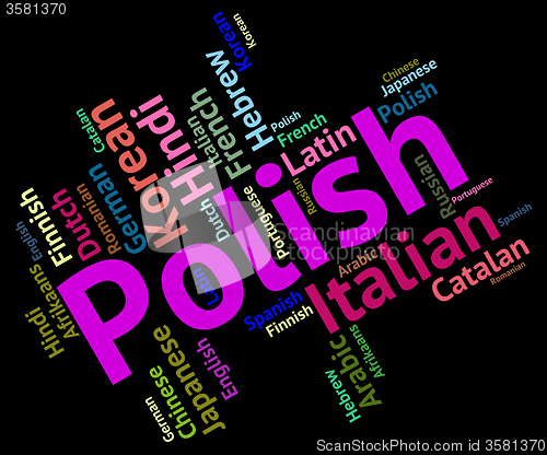 Image of Polish Language Means Translate Lingo And Poland