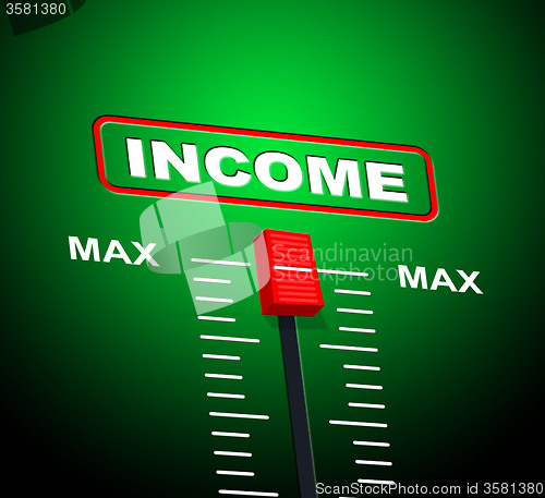 Image of Max Income Represents Upper Limit And Revenues