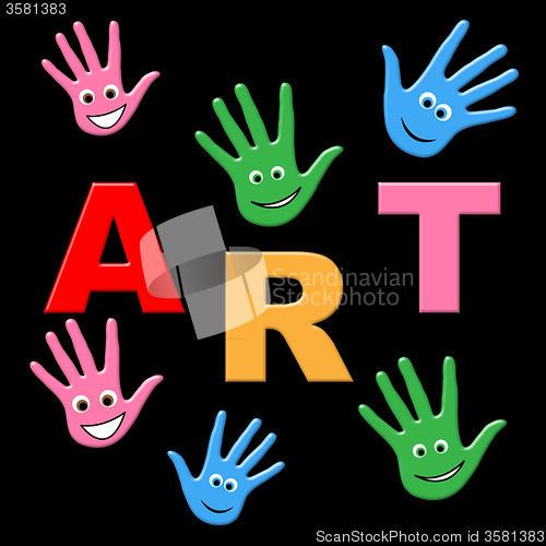 Image of Kids Art Shows Craft Draw And Toddlers