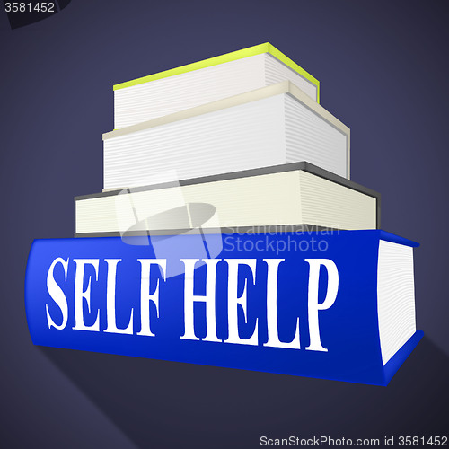 Image of Self Help Book Represents Info Information And Counselling