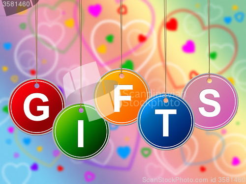 Image of Gift Gifts Represents Greeting Surprises And Celebrate