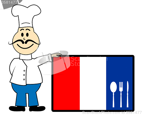 Image of Netherlands Chef Indicates Cooking In Kitchen And Catering