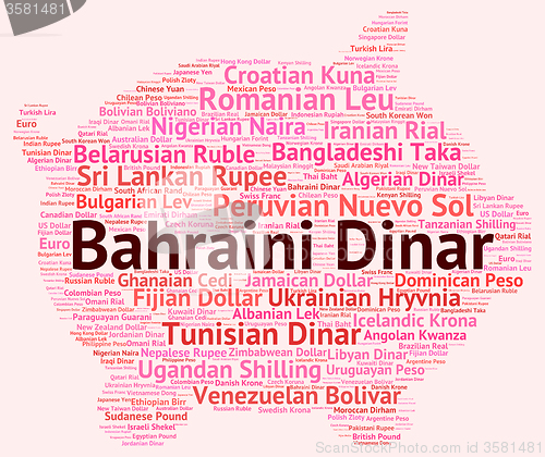 Image of Bahraini Dinar Means Exchange Rate And Coin