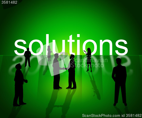 Image of Solutions Business Shows Company Resolution And Successful