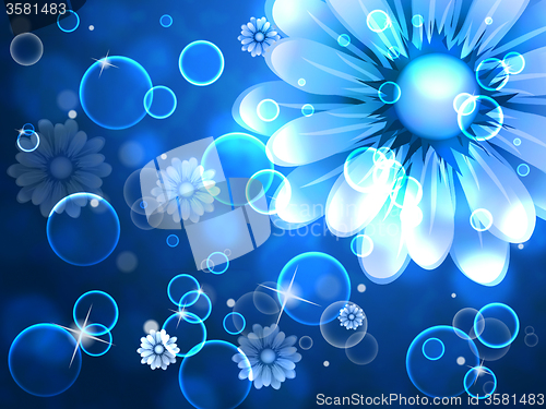 Image of Flowers Background Shows Beauty In Nature And Spring\r