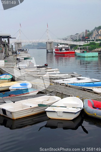 Image of Boats in harbor