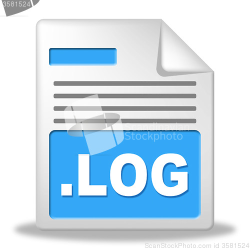 Image of Log File Represents Organized Logbook And Organize