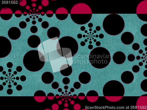 Image of Dots Background Means Round Shapes And Blobs\r