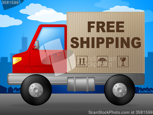 Image of Free Shipping Shows With Our Compliments And Deliver