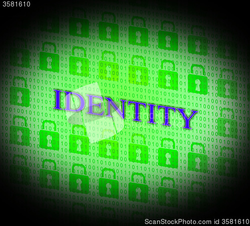 Image of Online Identity Represents World Wide Web And Branding