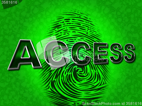 Image of Access Security Means Unauthorized Entry And Permission