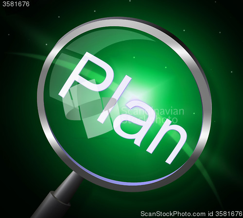 Image of Plan Magnifier Means Proposal Magnification And Planning