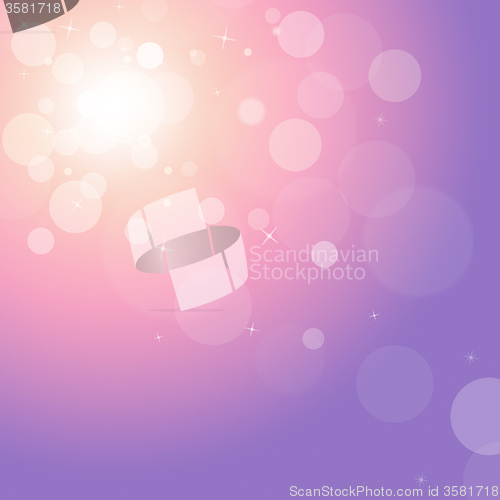 Image of Bokeh Background Shows Blank Space And Backgrounds