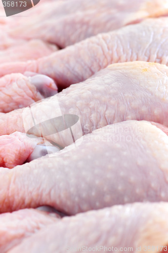 Image of Raw chicken drumsticks