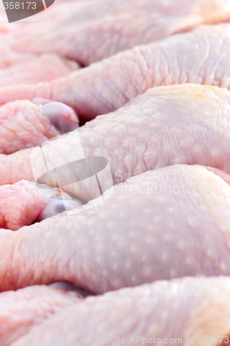 Image of Raw chicken drumsticks