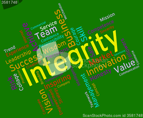 Image of Integrity Words Means Sincerity Decency And Righteousness