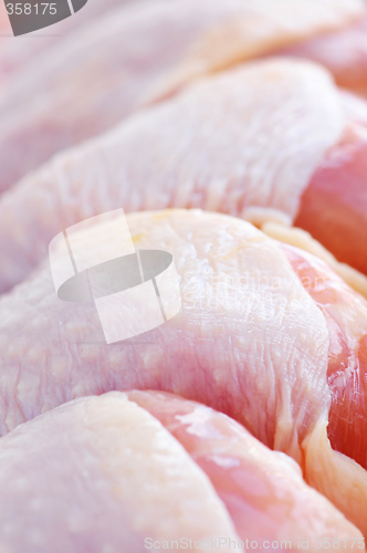 Image of Raw chicken drumsticks