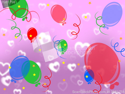 Image of Background Celebrate Represents Cheerful Fun And Template