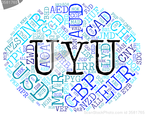 Image of Uyu Currency Indicates Forex Trading And Banknotes