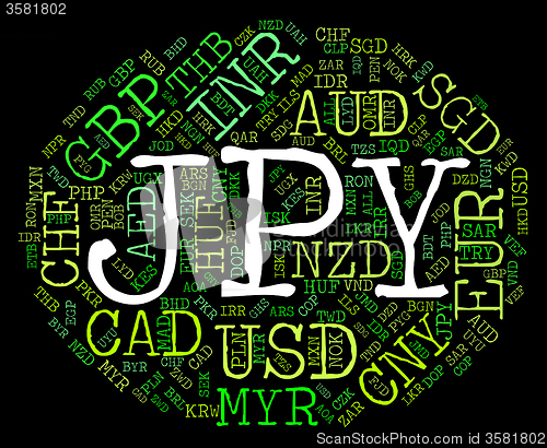 Image of Jpy Currency Shows Japan Yen And Broker