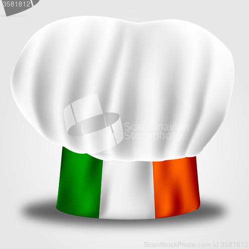 Image of Ireland Chef Indicates Cooking In Kitchen And Catering