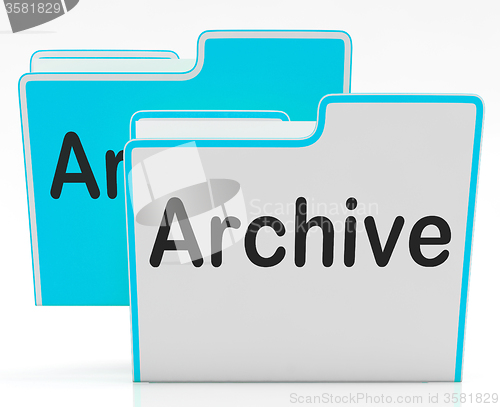 Image of Files Archive Shows Library Storage And Archives