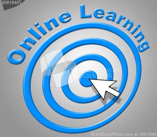 Image of Online Learning Indicates World Wide Web And College