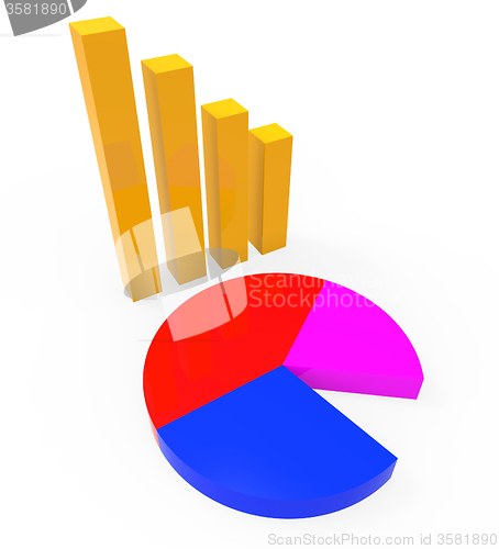 Image of Graph Report Shows Graphs Charts And Infochart