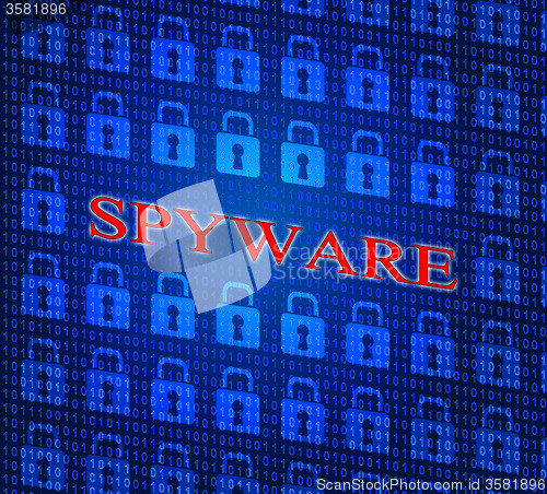 Image of Hacked Spyware Shows Hacking Cyber And Theft