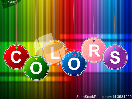 Image of Colors Color Shows Painted Colourful And Multicolored