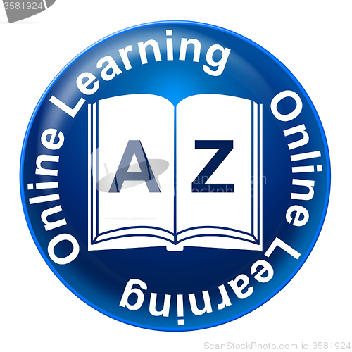 Image of Online Learning Indicates World Wide Web And College