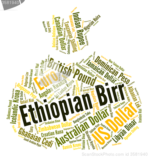 Image of Ethiopian Birr Means Worldwide Trading And Coin