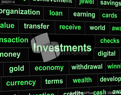 Image of Investments Invest Indicates Portfolio Roi And Investing