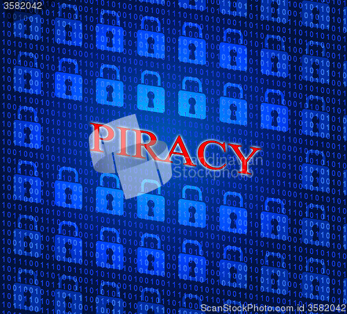 Image of Copyright Piracy Means Protection License And Protected