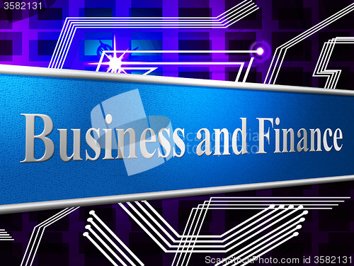 Image of Finance Business Shows Figures Investment And Commerce