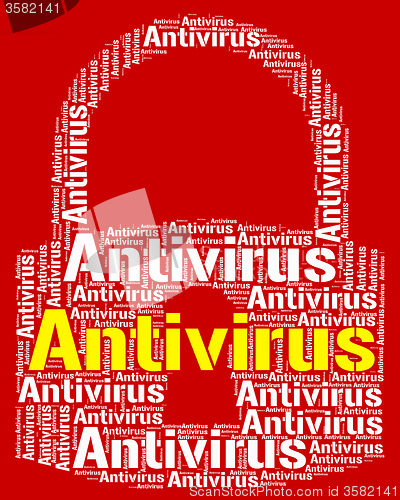 Image of Antivirus Lock Means Malicious Software And Infected