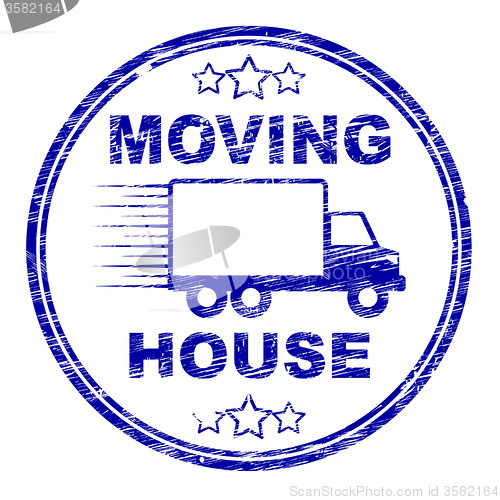 Image of Moving House Shows Buy New Home And Bungalow