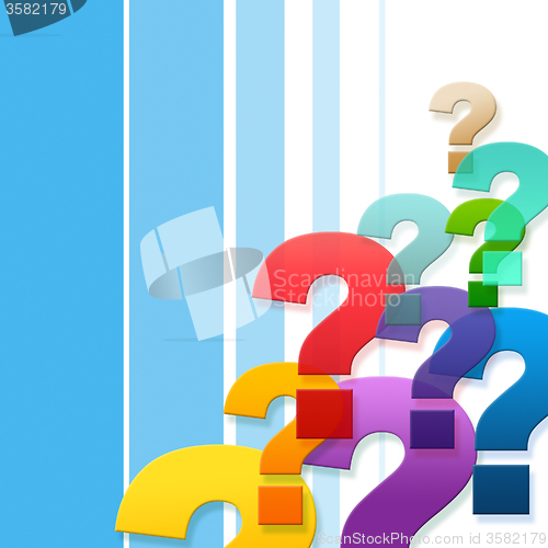 Image of Question Marks Represents Frequently Asked Questions And Asking