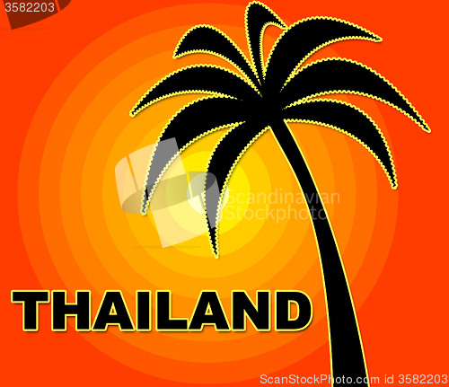 Image of Thailand Holiday Indicates Go On Leave And Asia