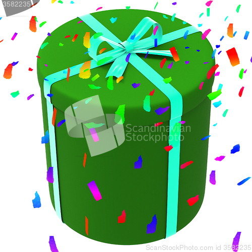 Image of Celebrate Giftbox Means Present Celebration And Presents