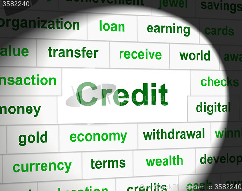 Image of Credit Debts Represents Debit Card And Cashless