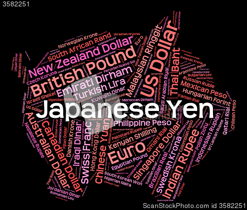Image of Japanese Yen Shows Currency Exchange And Currencies