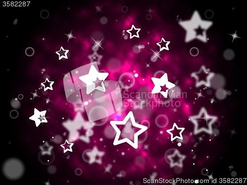 Image of Glow Background Represents Light Burst And Glowing