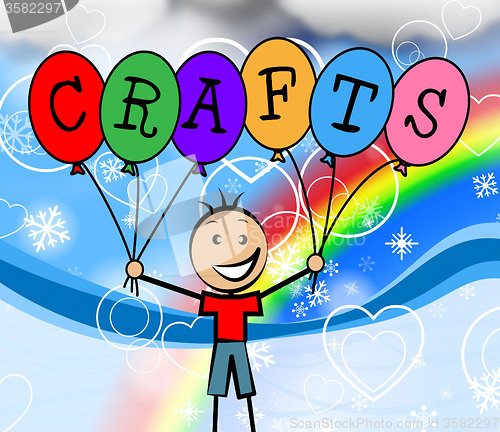 Image of Crafts Balloons Shows Artwork Sculptor And Creative